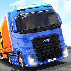 Truck Simulator: Europe v1.3.7 [MOD, Много денег]